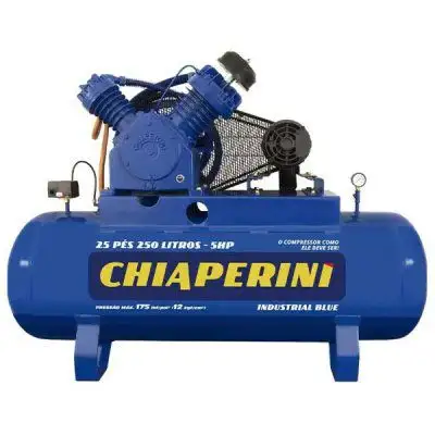 Compressor de ar alta pressão 25 pcm 250 litros
