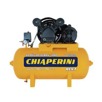Compressor de ar média pressão 10 pcm 70 litros
