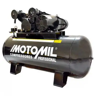 Compressor de Ar Profissional 40 Pés 350L 10HP 220/380V Trifá