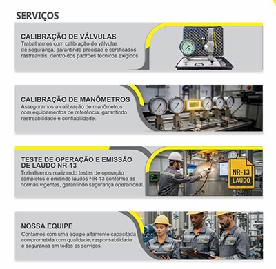 Catálogo Digital da ProjetComp - Serviços NR 13